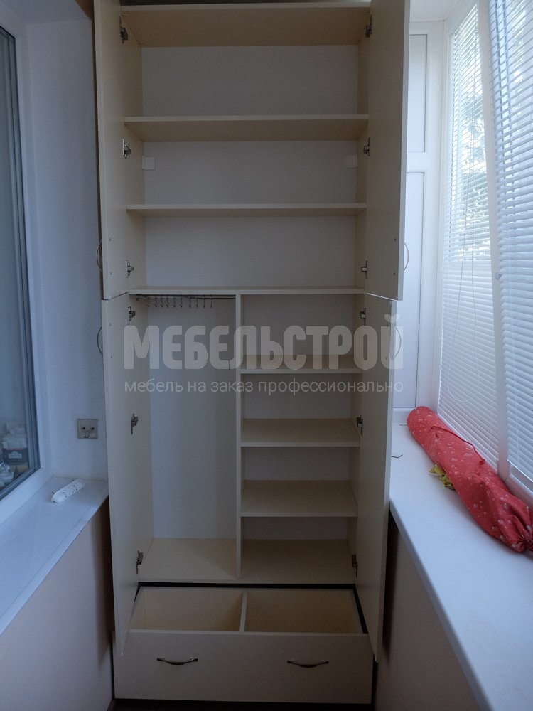 Шкафы для балкона на заказ в Севастополе. Мебельстрой