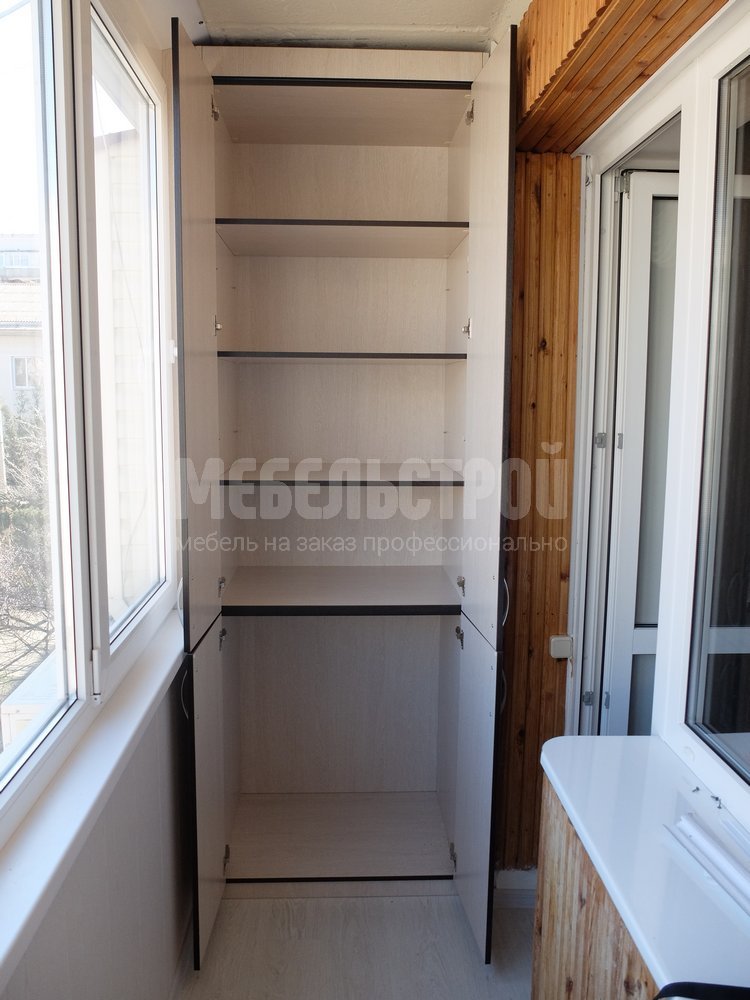 Шкафы на балкон на заказ в Севастополе. Мебельстрой